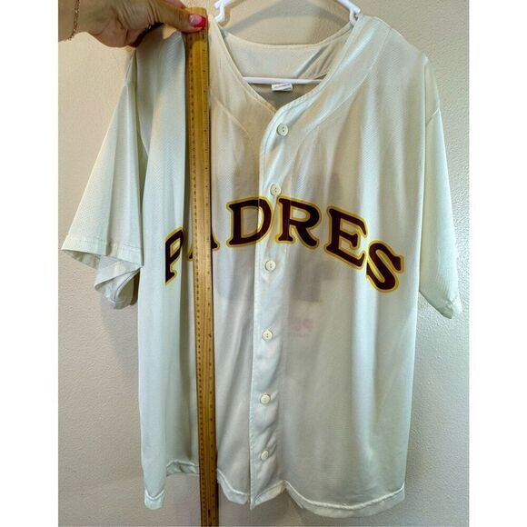 San Diego Padres Petco 40th Game Day Button Up Baseball Jersey Men's XL - Picture 11 of 14
